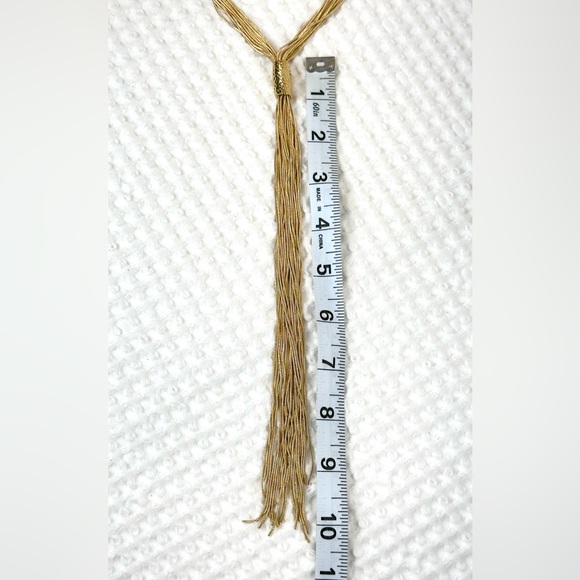 💛Alfani Multi-strand Gold Lariat Neck - Picture 6 of 10